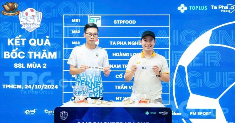 Các đội bóng sẽ bốc thăm để xác định trận gặp nhau